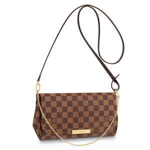 LOUIS VUITTON Favorite MM Damier Ebene Cross-Body